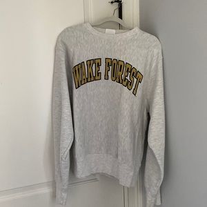Wake Forest embroidered sweatshirt